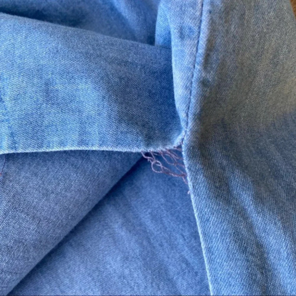 Vintage BellePointe Embroidery Denim Button Shirt - Picture 9 of 15